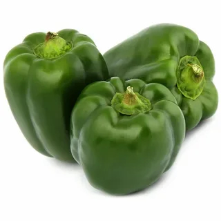 فلفل دلمه‌ ای سبز در اندازه‌ های ریز و درشت